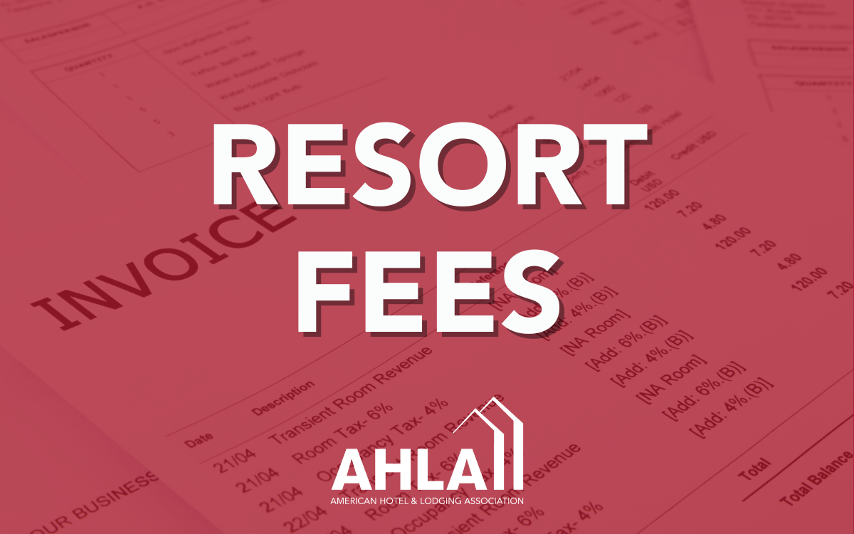 Resort fees with AHLA logo