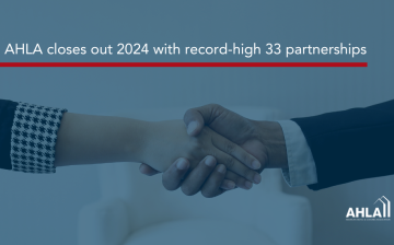 AHLA closes out 2024 with record-high 33 partnerships